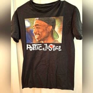Black Poetic Justice Graphic T-Shirt